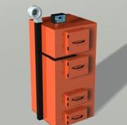 Котлы длительного горения на твердом  топливе с автоматикой.